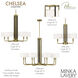 Chelsea 3 Light 22 inch Soft Brass Chandelier Ceiling Light